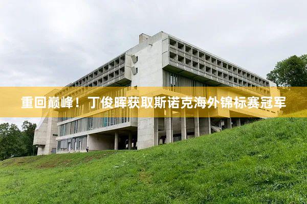 重回巅峰！丁俊晖获取斯诺克海外锦标赛冠军
